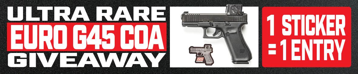 Rare Glock Giveaway Sweepstakes Announcement Banner