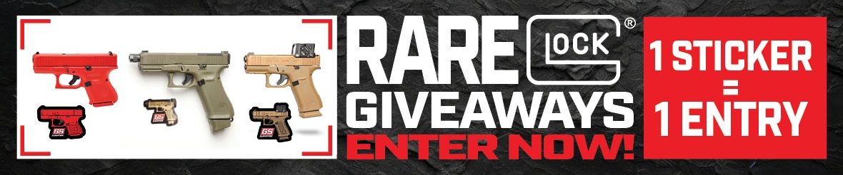Rare Glock Giveaway Sweepstakes Announcement Banner