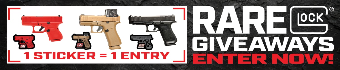 Rare Glock Giveaway Sweepstakes Announcement Banner