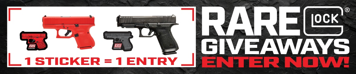 Rare Glock Giveaway Sweepstakes Announcement Banner