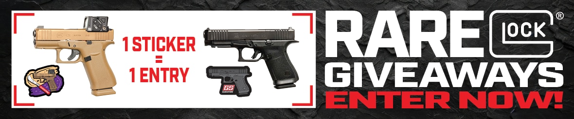 Rare Glock Giveaway Sweepstakes Announcement Banner