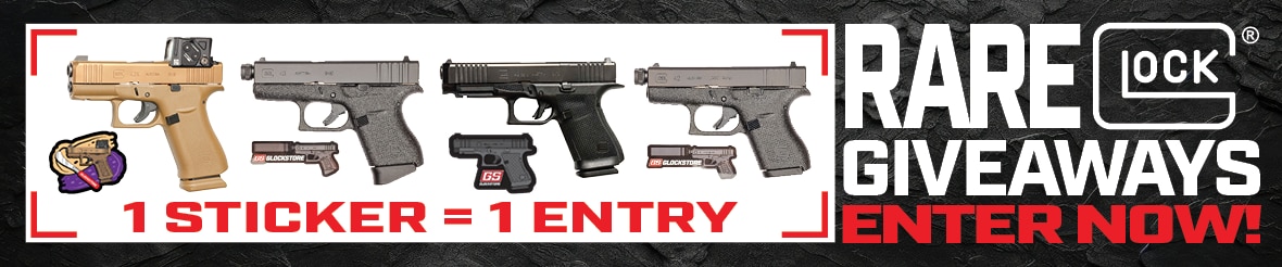 Rare Glock Giveaway Sweepstakes Announcement Banner