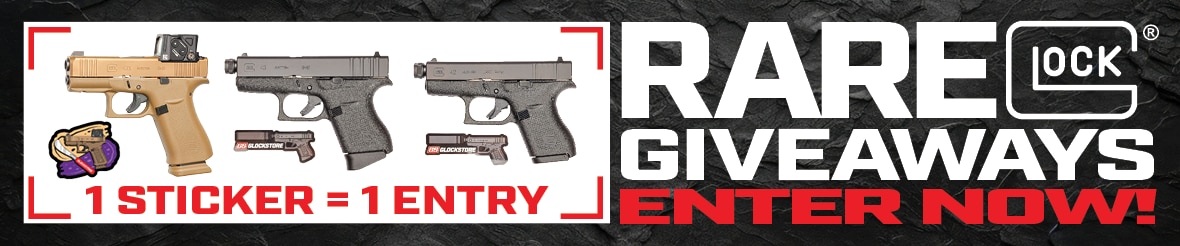 Rare Glock Giveaway Sweepstakes Announcement Banner