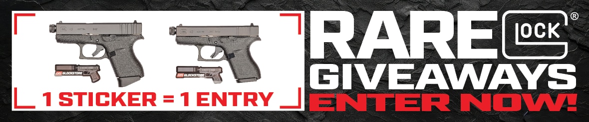 Rare Glock Giveaway Sweepstakes Announcement Banner