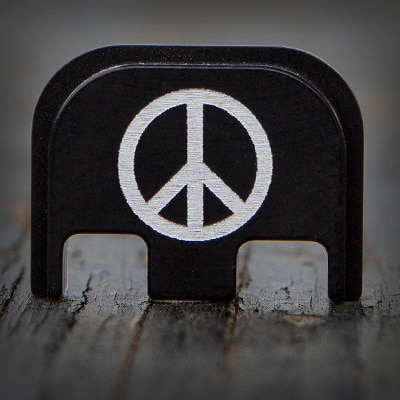 peace sign Engraving Designe