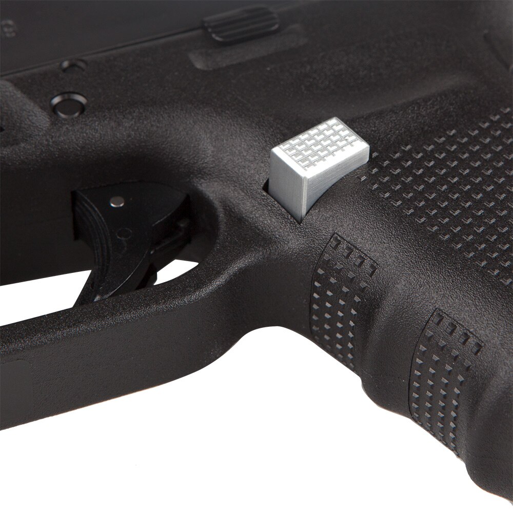 Checkered Extended Mag Catch for Glock 43X/48 1313