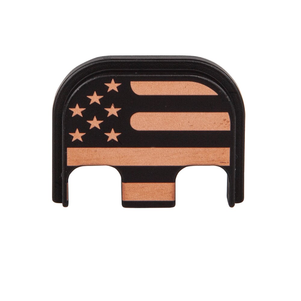 Copper American Flag Back Plate Best Glock