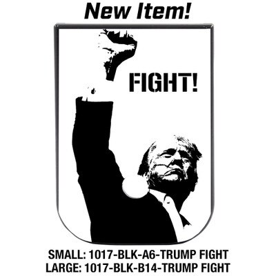 Custom Engraved Base Plate Donald Trump Fight design