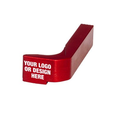 Red magazine release engraved with your logo or design