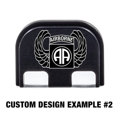 Personalized Glock slide backplates