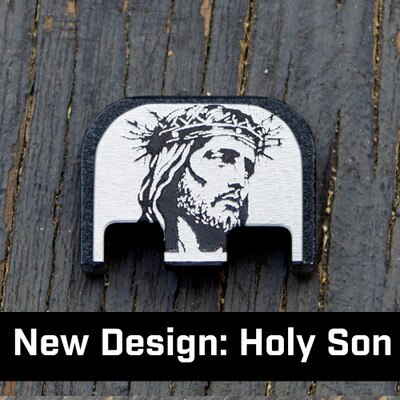 Jesus Christ engraved backplate