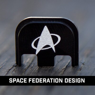 Star trek logo back plate