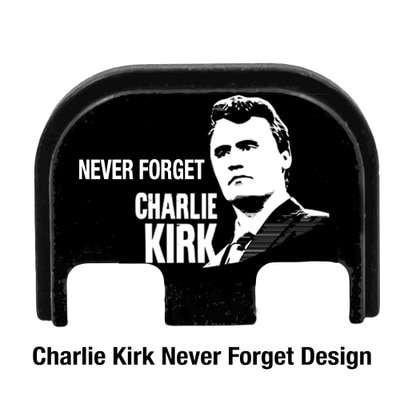 Never Forget Charlie Kirk engraving