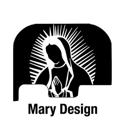 Mary Design engraved by Glockstore on a G42 back plate