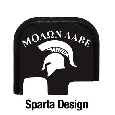 G43 Sparta Design engraved slide cover plate