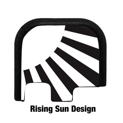 Rising Sun engraved on a G43 back plate