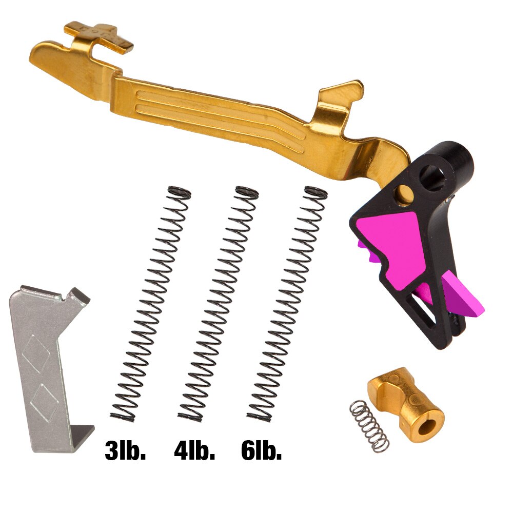 Checkered Extended Mag Catch for Glock 43X/48 1313
