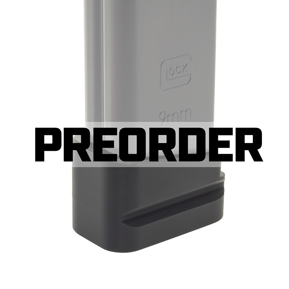GS +3 Magazine Extension for Glock OEM 15rd 43X/48 Magazine
