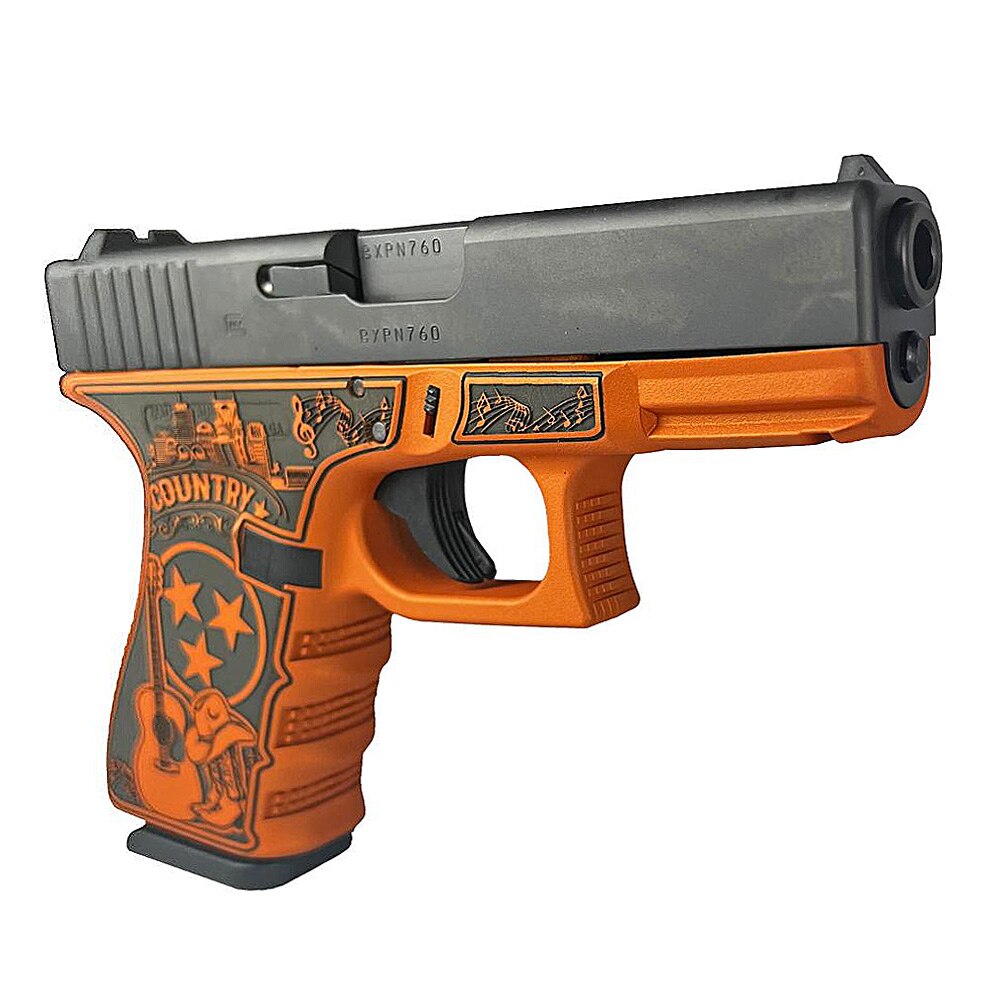 Glock 19 Gen3 Custom Tennessee Orange 9mm