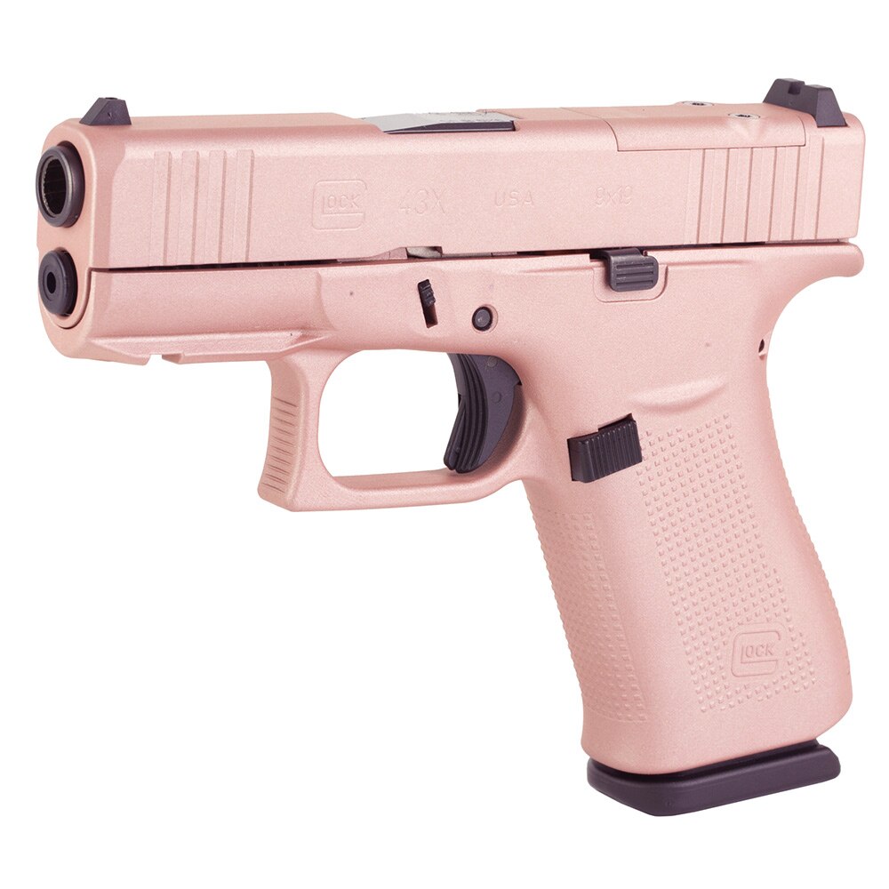 Glock 43X Happy Little Trees Custom 9mm w/ Zaffiri Precision Gold