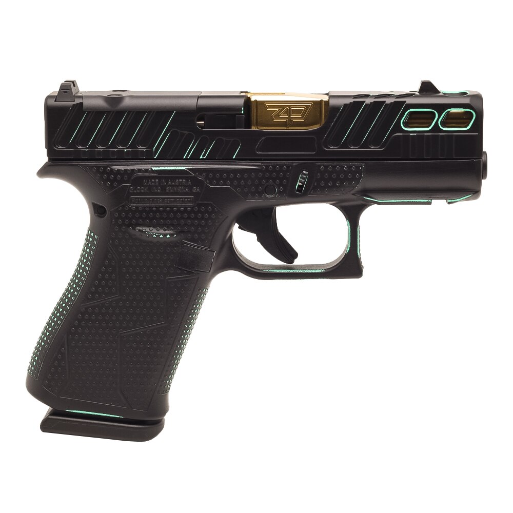 Glock 43X MOS Orca Black & Tiffany 9mm