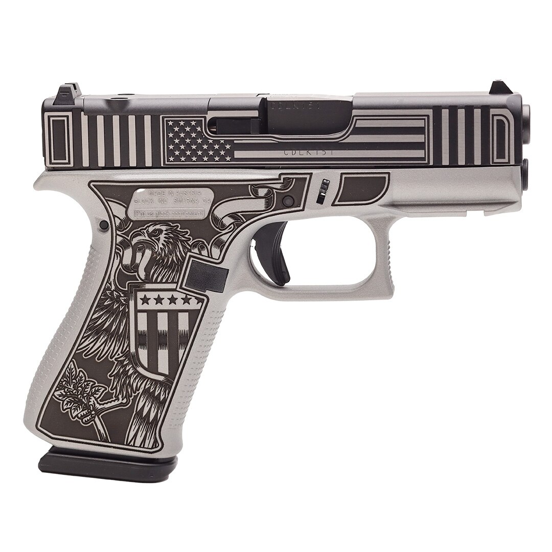 Glock 43X MOS Custom Trump Take America Back Edition