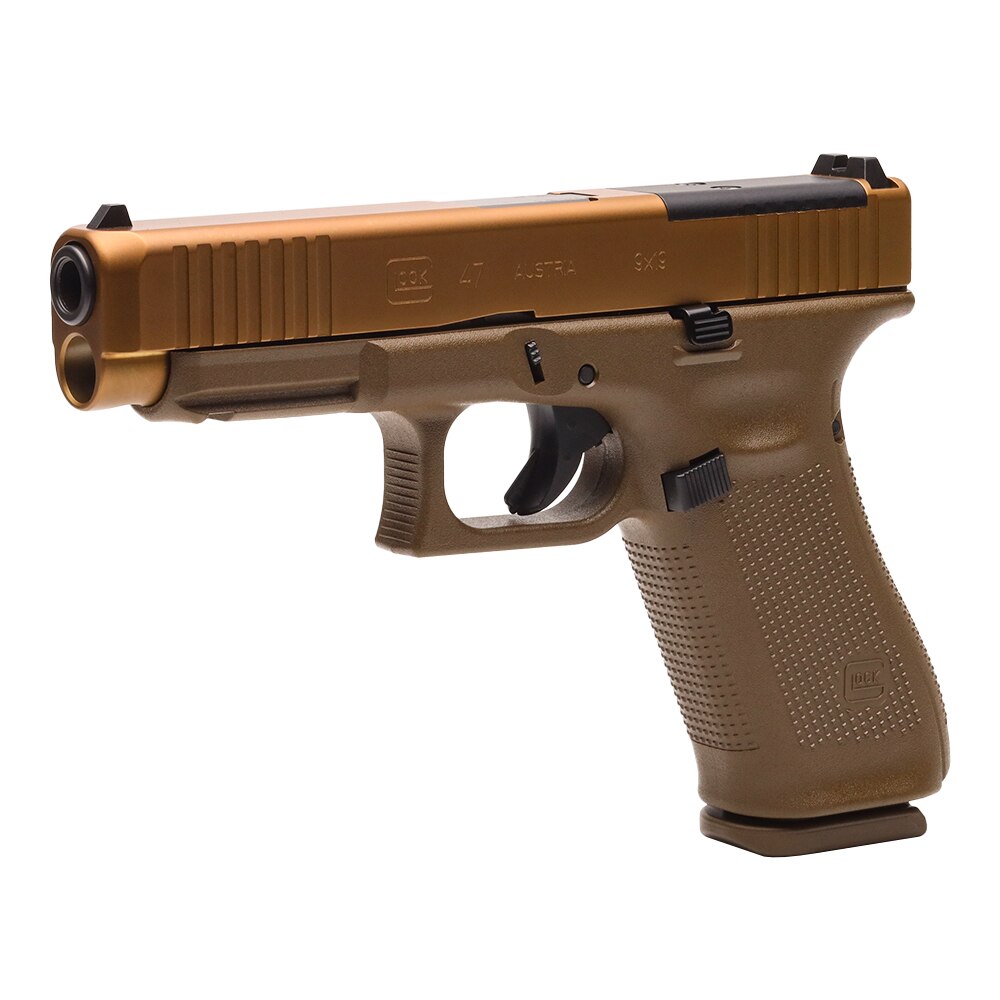 Glock 47 Gen5 MOS FDE w/ Copper PVD Refinished Slide
