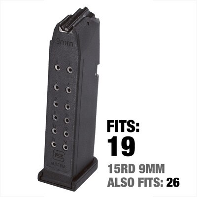 Fits Glock 19 15 rounds