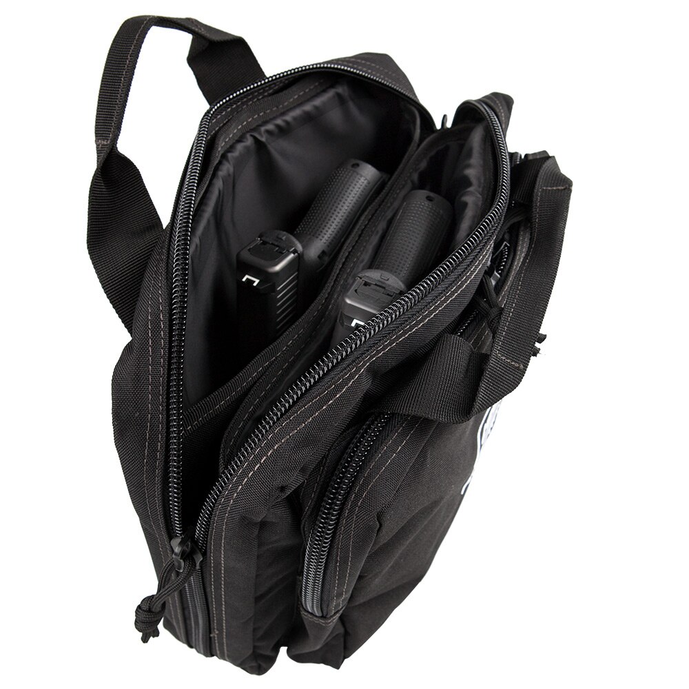 range backpack with pistol cases