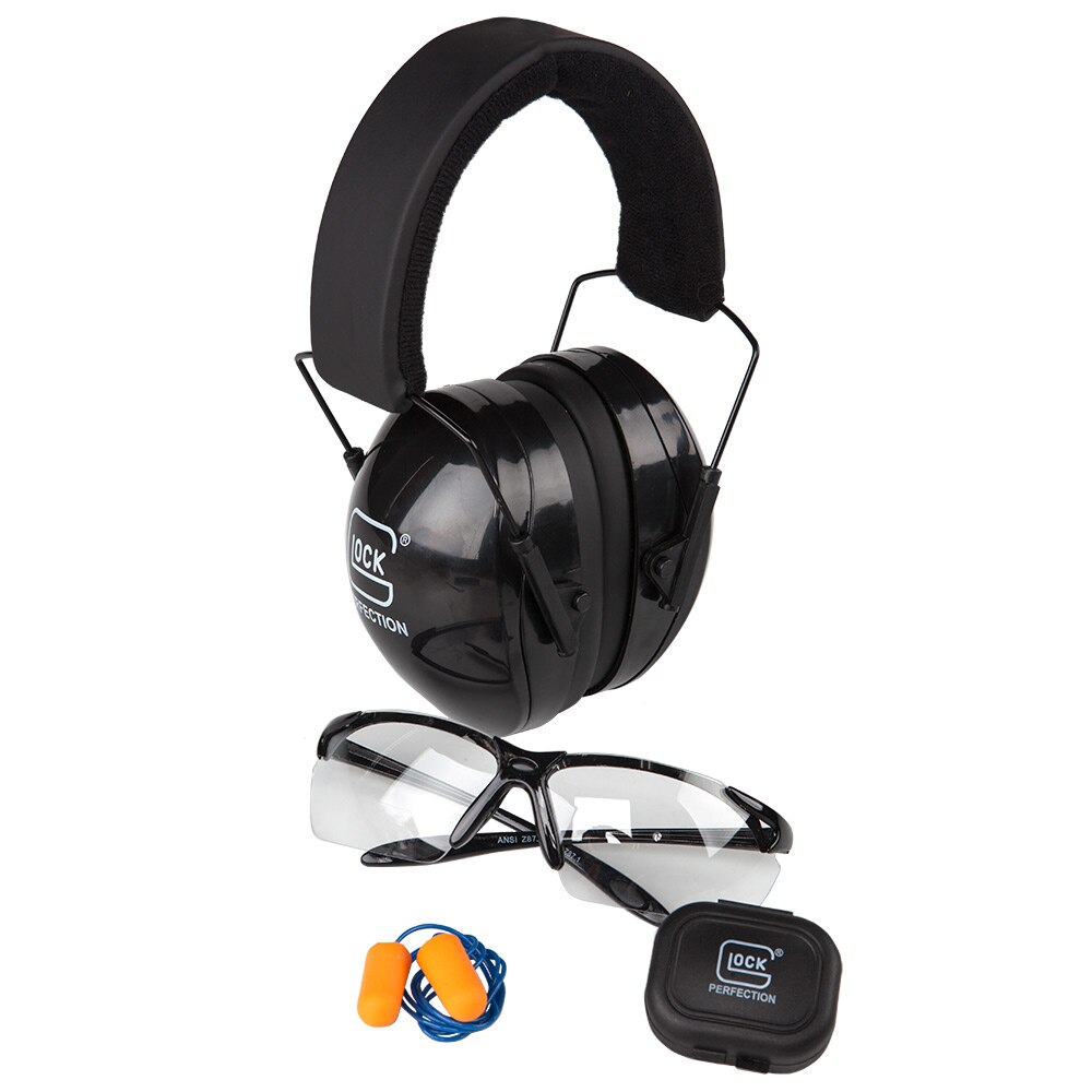 Glock OEM Range Kit Eye//Ear Protection AP60220 Hearing Shooting Accessories