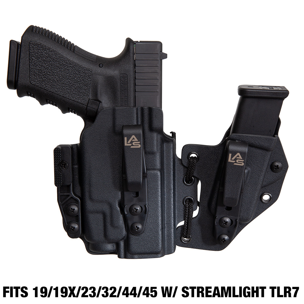GLOCK Bulldog side gun holster for Glock 38 with laser 