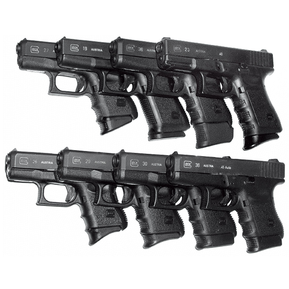 VANVIN Extender Fits Glock Model Mid & Full Size 17,19,22,23,24,25,26,27,28,31,32,33,34,43 Long Black 