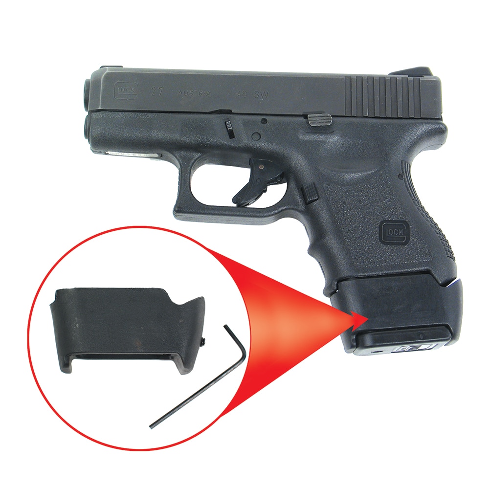 Does Not Increase round count Magazine Plate Grip Extender for Glock 22 .40 cal 