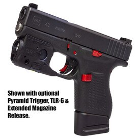 Hogue Handall Beavertail Grip for G43X/48, Best Glock Accessories