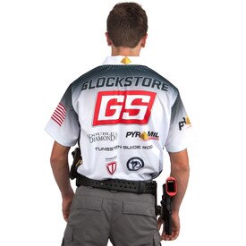 Overblijvend Nog steeds Chinese kool White Glockstore Shooting Team Competition Shirt | Best Glock Accessories |  GlockStore.com