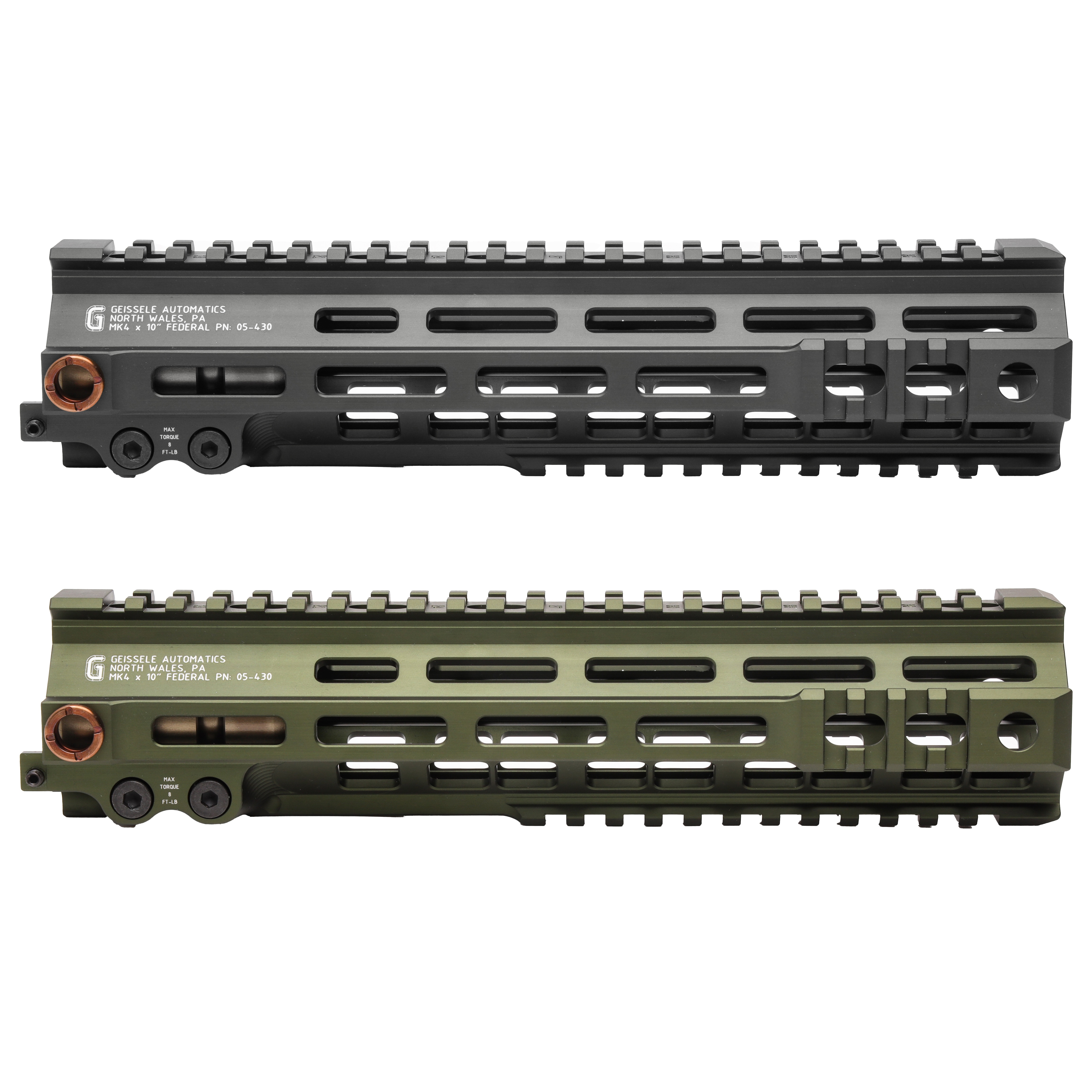 【実物】GEISSELE MK4 FEDERAL 10inch FBI HRT OD レイルハンドガード【超希少品】GREEN LE ガイズリー Eotech Trijicon トレポン M4 PTW Geissele ODG Federal Rail \"Big Green Kit\" with charging handle