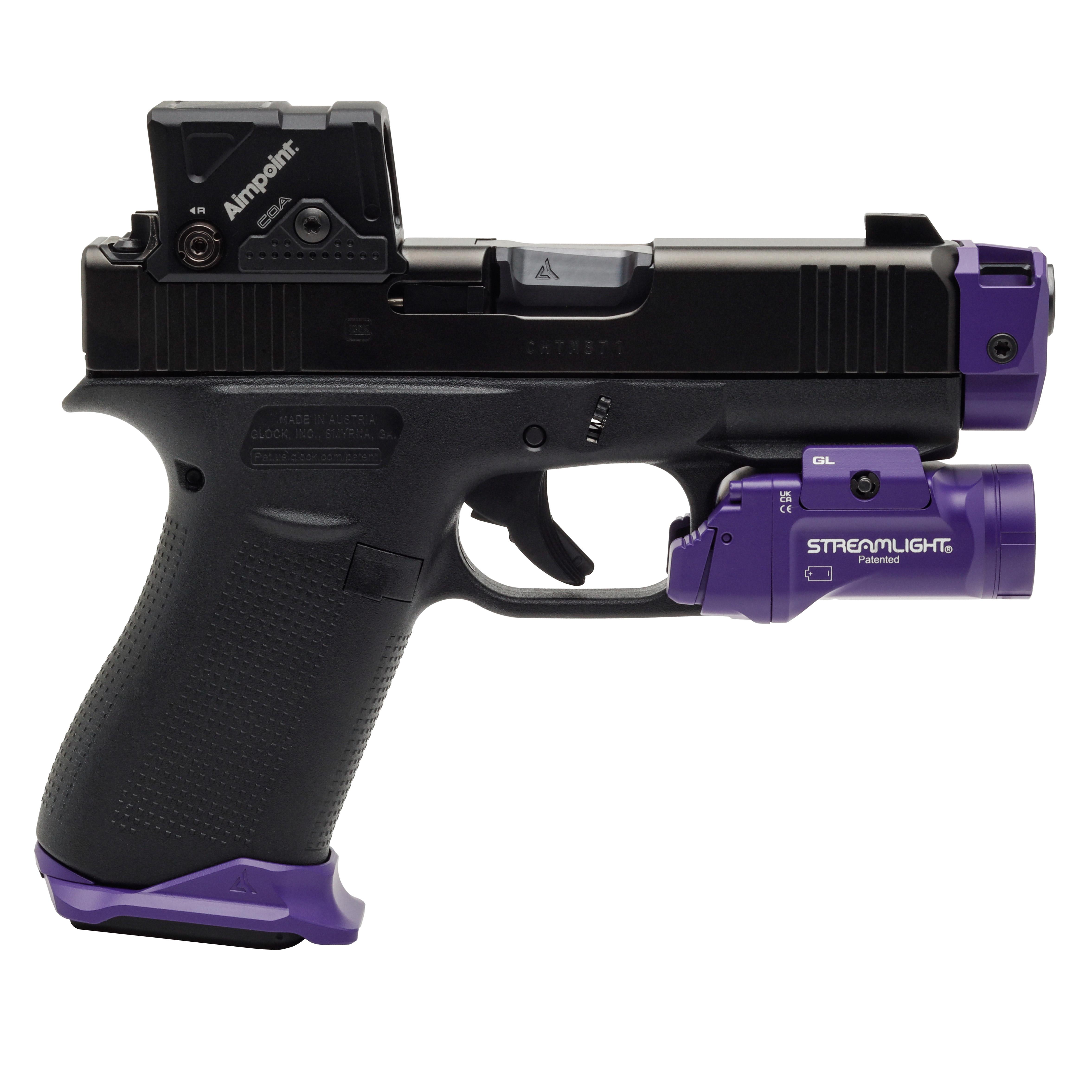 Radian Ramjet w/ Purple Cerakote Afterburner for Glock 43X
