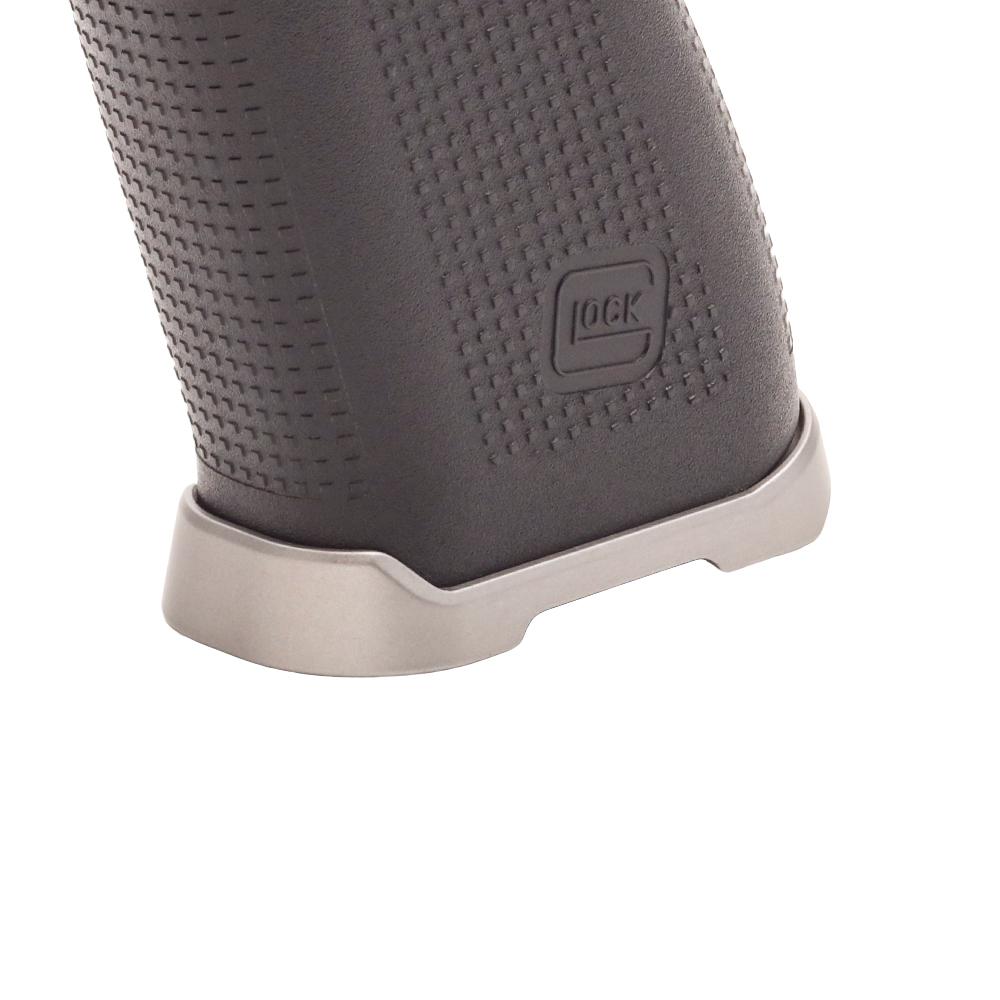Shield Arms Aluminum Carry MagWell For Glock 43X/48 – For Use With S15 Mags – Black – G43X48MAGWELLBLK