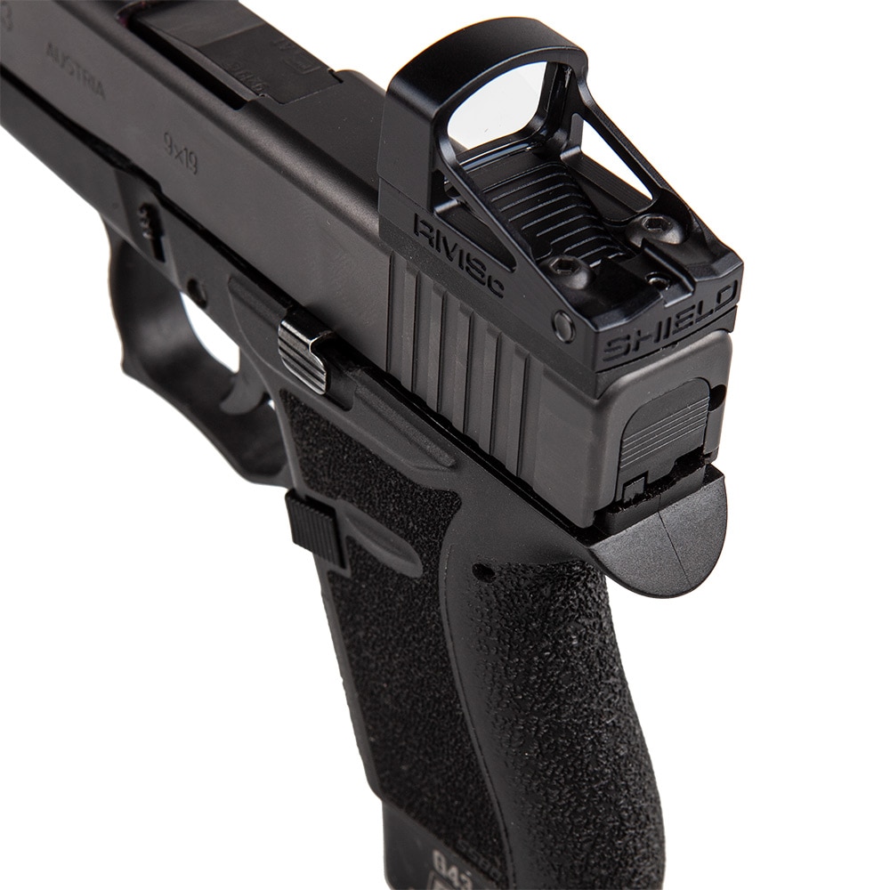 SHIELD REFLEX MINI SIGHT RMS 4 MOA RED DOT & DOVETAIL MOUNT KIT for GLOCK PISTOL