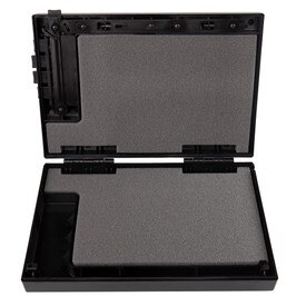 Coffre-fort StopBox Pro Pour Pistolet - Verrouillage Par Empreinte - Noir Compact