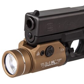 TLR-1 Style 1000 Lumen Tactical Weapon Light – LED, FDE, Aluminum – Picatinny Mount