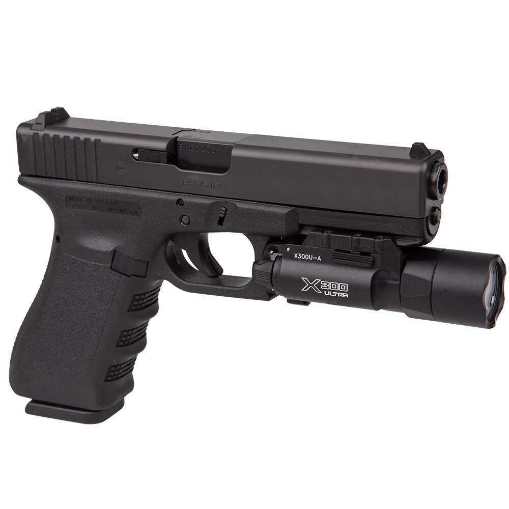 1,000 Lumens Details about   SureFire Ultra Light Black Free Shipping Handgun / Long Gun Led 
