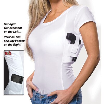 Womens Concealed Carry Scoop Neck Shirt