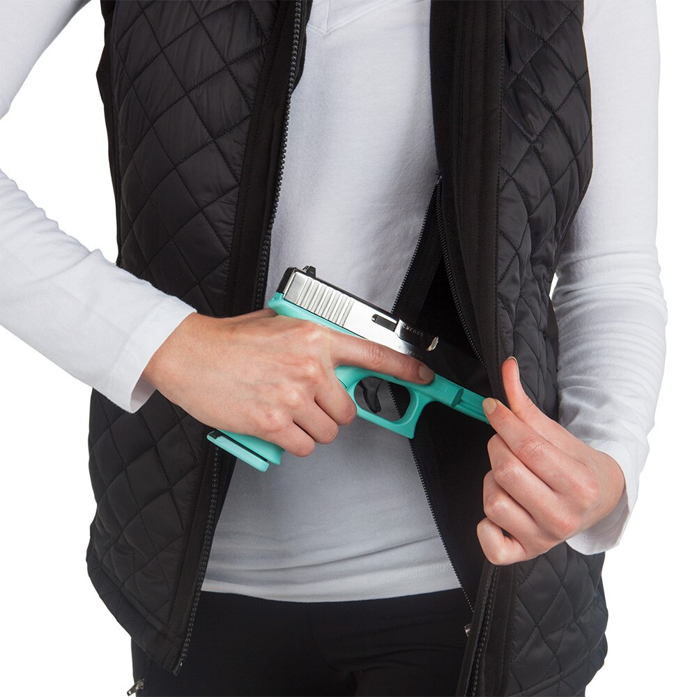 Women s Concealed Carry Crossroads Fitted Vest Best Glock Accessories GlockStore